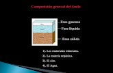 Fase gaseosa Fase líquida Fase sólidamorfo-fisio-vegetal.yolasite.com/resources/agua en suelo-temario.pdf · tamaño de las partículas que lo forman: arena, limo y arcilla. Textura