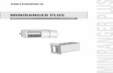 MINIRANGER PLUS - Siemens AG · transmisor, de los relØs y de la salida analógica. Aplicaciones ejemplos de aplicación del MiniRanger Plus. ParÆmetros lista de parÆmetros, ...