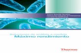 Soluciones de análisis a medida Máximo rendimiento · Máximo rendimiento Soluciones de análisis a medida Thermo Scientific Sensititre Sistema para realización de antibiogramas