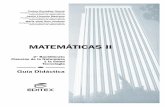 2 B MATEMATICAS II - GUIA - …selectividad.intergranada.com/.../Editex.pdf · Editorial Editex, S. A., ha puesto todos los medios a su alcance para re- conocer en citas y referencias
