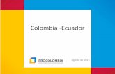 Presentación de PowerPoint - camaramedellin.com.co ran… · Entre 2010 y 2014, las exportaciones no minero energéticas hacia Ecuador crecieron a una tasa promedio anual de 4,1%