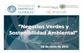 “Negocios Verdes y Sostenibilidad Ambiental” - oas.org · exportaciones anuales de México. Importancia de la contribución de ... Microsoft PowerPoint - 01 Hans Kohldorf.pptx