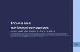 Poesías seleccionadas - Espacio Ebook | Libros ... · Poesías seleccionadas Fray Luis de León (1527-1591) Este texto digital es de dominio público en España por haberse cumplido