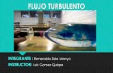 FLUJO TURBULENTO - MEC. DE MANTENIMIENTO …gomez2010.weebly.com/uploads/5/8/0/2/5802271/exposicion_flujo... · CLASIFICACIÓN FLUJO LAMINAR: Aquel en el que las partículas se desplazan