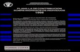 PLANILLA DE CONTRIBUCION SOBRE INGRESOS DE · PDF filePLANILLA DE CONTRIBUCION SOBRE INGRESOS DE INDIVIDUOS 1998 MENSAJE DE LA SECRETARIA DE HACIENDA Estimado contribuyente: ... Haber
