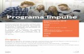 Programa Impulse - vectoracademy.digitalvectoracademy.digital/programa_impulse.pdf · Aprenderás a seguir y controlar los avances de los proyectos. ... Realizarás una evaluación