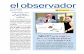 el observador - AEMET. Gobierno de España · Momento de la firma del Presidente de AEMET y el Jefe del E. M. de la Defensa La Agencia ha organizado un ... abarcan diferentes aspectos