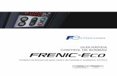 FRN Eco guía rápida control de bombas v1.0.5 · Guía rápida control de bombas 3 Gracias por adquirir el variador de frecuencia de Fuji Electric para control de bombas y ventilación.