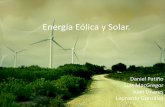 Energía Eólica y Solar. - electivaycontexto.wdfiles.comelectivaycontexto.wdfiles.com/local--files/ambiental/Energía... · Captación y Aprovechamiento •La captación de energía