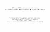 Constituciones de los Hermanos Menores Capuchinoseremitoriovocacional.galeon.com/ConstOFMCap1990.pdf · de la santa Regla y de estas Constituciones, recuerden siempre los capuchinos