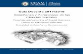 Guía Docente 2017/2018 - ucam.edu · Evaluación en Ciencias Sociales y Conocimiento del Medio Natural, Social y Cultural Tema 6. Tecnologías de la Información y Comunicación