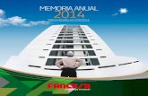 Memoria Anual 2014 - fancesa.com · del Instituto Boliviano del Cemento y Hormigón. Fábrica Nacional de Cemento S.A. • Memoria Anual 2014 17 Provisión de Cemento a Proyectos