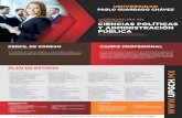 pdfs licenciaturas - upgch.mx · suﬁcientes para el logro de los ﬁnes y principios de las Ciencias Políticas. PERFIL DE EGRESO CAMPO PROFESIONAL ... capacidades de gestión pública