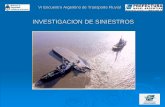 INVESTIGACION DE SINIESTROS - transportefluvial.comtransportefluvial.com/viencuentro/15.00 - Mazziotta.pdf · De formación y titulación STCW 78/95. ... FRECUENCIA (F) Número de