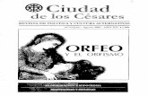 d los Cé. ,ares - documentos.morula.com.mxdocumentos.morula.com.mx/wp-content/uploads/2016/01/ORFEO-Y-EL... · expresadas en CIUDAD DE LOS CESARES. DIRECCION POSTAL: Casilla 16480