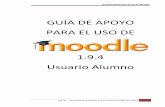 Guía Moodle 1.9.4 usuario alumno - aulavirtualaulavirtual.40formacion.es/file.php/1/1.9.4_usuario_alumno_2_.pdf · Moodle ofrece la posibilidad de añadir cada semana o tema distintos