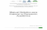 Universidad Virtual el Estado de Guanajuato Secretaría ...telebachillerato.uveg.edu.mx/images/...la_planeacion_academica_v2.pdf · desarrollo de la asignatura que se esté planeando.