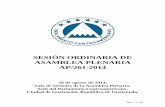 SESIÓN ORDINARIA DE ASAMBLEA PLENARIA … · seÑor silvio rodrÍguez, encargado de prensa de la subsede del parlamento centroamericano en la repÚblica de nicaragua, fallecida el
