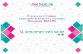 Programa de Actividades SEV - …vinculacion.dgire.unam.mx/vinculacion-1/PDF-2018-2019/Programa-de... · El Modelo de Naciones Unidas del Sistema Incorporado de la UNAM (SIMUN) es