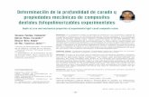 Determinación de la profundidad de curado y …scielo.isciii.es/pdf/rcoe/v10n2/original2.pdf · Determinación de la profundidad de curado y ... probetas de los materiales descritos