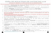 GUÍA DE SOLICITUD - fcautomovilismo.com · No se tramitará ninguna licencia que no venga acompañada de toda la documentación 1.- ... de solicitud se compone de dos hojas. ...