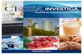 CESSA Investiga Enero 2015 - cessa.edu.mx · Cajeta de guayaba, té chai y coco ... Percepción y evaluación de la calidad en el servicio en hoteles de la 38 Ciudad de México en