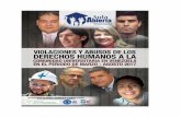 Violaciones y abusos de los derechos humanos a la ...aulaabiertavenezuela.org/wp-content/uploads/2017/09/INFORME-NAC... · ... social y político ... Libertad académica y autonomía
