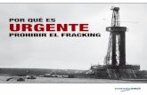 POR QUÉ ES URGENTE - agua.org.mx · ... puente” –una fuente de producción de energía mejor que ... fracking- de que la prohibición es la única ... gas y el petróleo de ...