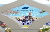 “SÍ, QUIERO” · permite configuraciones de mesa desde 15 ... playas y puerto de Vilanova con una capacidad para ... al romero +2€ Tournedó Rossini Clásico solomillo con foie