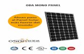 Abran paso al Panel Solar más fuerte del mundo · La serie ODA es un panel solar monocristalino de alta calidad y resistencia de OSDA SOLAR. Su calidad es el resultado de nuestro
