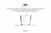 REGLAMENTO DE LOS SERVICIOS DE AGUA …miros.cl/.../03/Decreto-N°...de-agua-destinados-al-consumo-humano.pdf · ~ 3 ~ aprueba el reglamento de los servicios de agua, destinados al