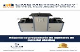 Máquina de preparación de muestras de material plástico · procesar la prueba de impacto en material no metálico, ... resistencia al impacto de Charpy de los ... ASTM D256: “Métodos