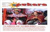 10 AÑOS DE GOBIERNO - PUKARA: cultura, sociedad y política de …periodicopukara.com/archivos/pukara-114.pdf · La coyuntura social y política no es nada propicia para que la población