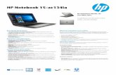 HP Notebook 15-ac134la - winpy.cl · de uso completos, incluso las políticas de cancelación, visite . Se requiere un servicio de acceso a internet, no incluido.