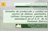 DETERMINACIÓN DE LA CONTAMINACIÓN DE SUELO … auxiliares/curso uso y conservacion pastos... · Distribución de los usos del suelo en Extremadura 0,8% 14% ... Estructurales Hemicelulosa