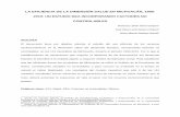 LA EFICIENCIA DE LA DIMENSIÓN SALUD EN …ru.iiec.unam.mx/3876/1/051-Ayvar-Navarro-Giménez.pdf · socioeconómicos en la dimensión salud del desarrollo ... entidad aspirar a mayores