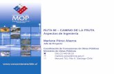 Presentación de PowerPoint - concesiones.cl · RUTA 66 –CAMINO DE LA FRUTA ... •4 Puentes nuevos y mejoramiento de 5 Puentes Preexistentes ... Perfil Tipo Calles de Servicio.