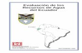 Evaluación de los Recursos de Agua del Ecuador€¦ · En 1995 la oficina de Ingenieros del Comando sur de los Estados Unidos ... v Lista de Siglas y ... USACE Cuerpo de Ingenieros