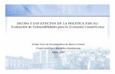 Deuda y efectos de la política fiscal Mario Rojas.PPT ...€¦ · “Dominancia Fiscal” (DF) y que el mercado financiero doméstico sea ... 2005), Brasil (Blanchard, 2004; Zoli;