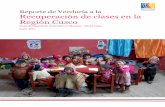 Reporte de Veeduría a la Recuperación de clases en … · Veeduría a la Recuperación de clases en EBR y EBA en una muestra de instituciones educativas de la región Cusco. El
