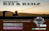 R33 ESPAÑOL 12/10 ROTATOR R33 R33LP - Nelson … · Diseño de acople rápido para fácil limpieza de la boquilla. 1 - Conjunto de tapa. 2 - Freno - R33 (gris), R33LP (púrpura)