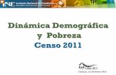 Dinámica Demográfica y Pobreza Censo 2011€¦ · Puntos de la Presentación: i. Omisión Censal ii. ... Tasa Bruta de Natalidad y Tasa Bruta de Mortalidad (x 1000 Habitantes) 2000