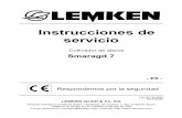 Instrucciones de servicio - agroparts.com fileInstrucciones de servicio Cultivador de discos Smaragd 7 - ES - Respondemos por la seguridad Nr. art. 175 4024 ES-1/03.06 LEMKEN GmbH