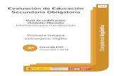 CLI Evaluación de Educación Secundaria Obligatoria8bc01c33-d985-4971-a759-dc3e8c9…Primera lengua lingüística extranjera: Inglés ... curso de ESO Curso 2017-2018 4º ... Unidad