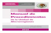 Manual de Procedimientos - DGTIC · Proporcionar información socioeconómica,demográfica y espacial sobre los municipios y localidades del universo de atención de los programas