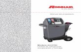 Modelo AC375C - robinair.com · Modelo AC375C Unidad de recuperación, reciclaje, y recarga para el refrigerante R-12 o R-134a Voltaje: 220–230; 50–60 Hz DEFINICIONES DE SEGURIDAD: