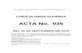 ACTA No. 035 - Universidad Libre€¦ · el cual iniciÉ la carrera de derecho y ... tÉngase como pruebas las obrantes en la carpeta ... constitucionales y orientadores del derecho