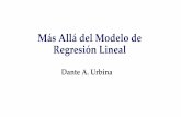 Más Allá del Modelo de Regresión Lineal - …danteaurbina.com/wp...Más-Allá-del-Modelo-de-Regresión-Lineal.pdf · simultanea todas las ecuaciones del modelo. Un método a usar