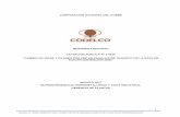 CORPORACIÓN NACIONAL DEL COBRE - codelco.com · licitación n° 17/910 "cambio de vigas y pilares por frp en pasillos de transito de la nave de electroobtenciÓn (ew)” 5 3. modalidad