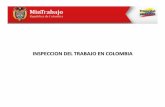 INSPECCION DEL TRABAJO EN COLOMBIA - oas.org€¦Servicio Nacional de Aprendizaje- SENA U.A.E. de Organizaciones Solidarias ... 2.Dirección de Inspección Vigilancia y Control 3.Capacitación